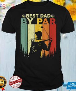 Best Dad By Par Vintage Pro Golfer Father's Day T Shirt