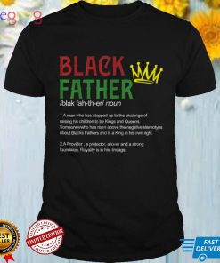 Black Father Classic New Dad Father’s Day T Shirts