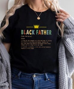 Black Father Classic New Dad Father's Day TShirt