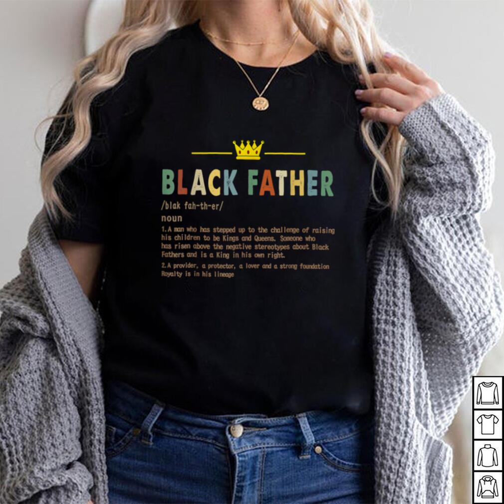 Black Father Classic New Dad Father's Day TShirt