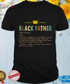 Black Father Classic New Dad Father's Day TShirt