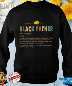 Black Father Classic New Dad Father's Day TShirt