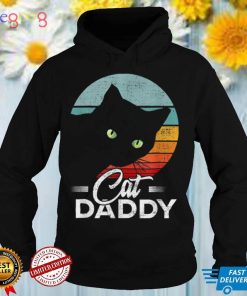 Cat Daddy Vintage Best Cat Dad Ever Funny Cat Lover Gift T Shirt