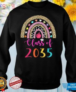 Class Of 2034 Rainbow Pink Graduate Preschool Kindergarten T Shirt (1)