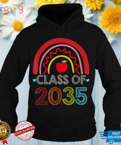Class Of 2034 Rainbow Pink Graduate Preschool Kindergarten T Shirt (6)