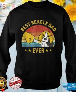 Cute Best Beagle Dad Ever Retro Vintage Puppy Lover T Shirt