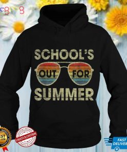 Cute Retro Last Day Of School Schools Out For Summer Teacher T Shirt