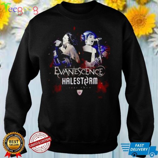 Evanescence Halestorm Tour 2021 T Shirt