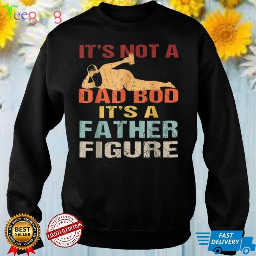 Funny It's Not A Dad Bod It's A Father Figure Fathers Day T Shirt