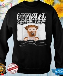 Funny Official Napping Sleeping Russell Terrier Shirt