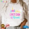 Happy Last Day Of School Unicorn Face Hello Summer Pool Girl T Shirt