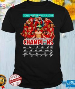 Liverpool Youll Never Walk Alone 2022 UEFA Champions League Signatures Shirt