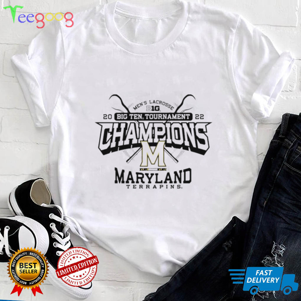 Maryland Terrapins Blue 84 2022 Big Ten Mens Lacrosse Conference Champions shirt