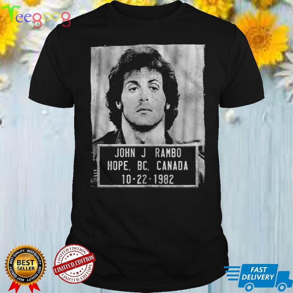 Mug Shot John Rambo T Shirt Mug Shot John Rambo T Shirt