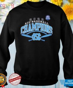 North Carolina Tar Heels 2022 ACC Baseball Conference Tournament Champions T Shirt