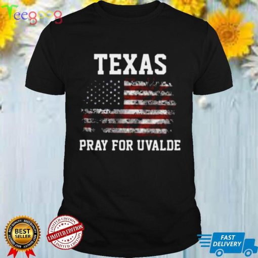Pray for Texas uvalde strong American flag shirt