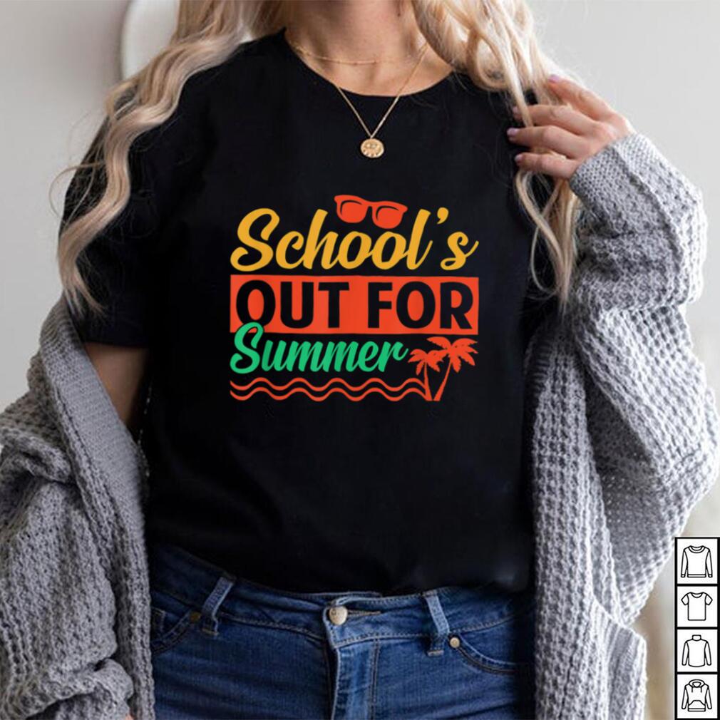 Retro Vintage Style Summer Dress School's Out For Summer T Shirt (1)