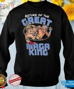 Return Of The Great Maga King Trump Vs Biden Fight T Shirt