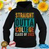 STRAIGHT OUTTA COLLEGE Class Of 2022 Graduation Gift T Shirt