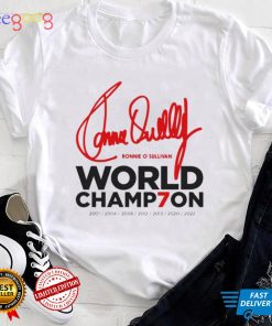 Seven World Champion Ronnie OSullivan shirt