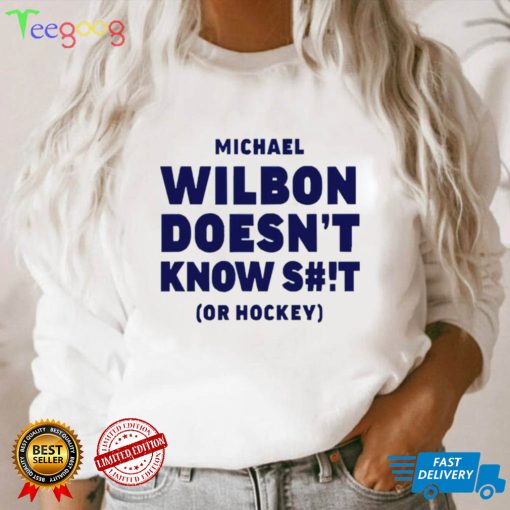 Tampa Bay Lightning Michael Wilbon Wilbon Doesnt Know ST shirt