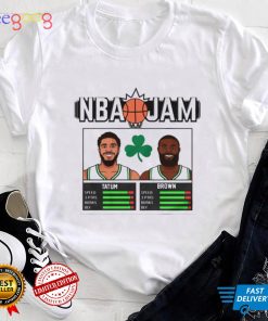 Tatum and Brown NBA Jam shirt