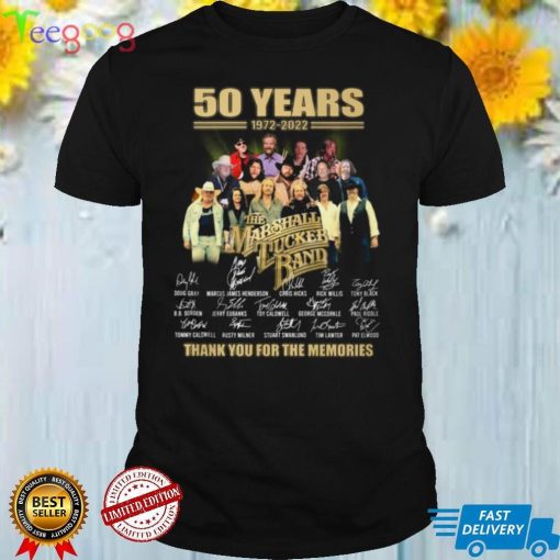 The Marshall Tucker Band 50 Year 1972 2022 tshirt