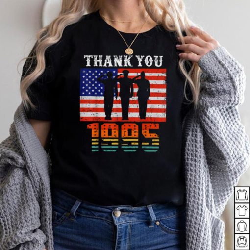 Vintage 1995 Funny 27 Years Old Flag American 27th Birthday T Shirt