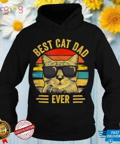 Vintage Best Cat Dad Ever T Shirt Cat Daddy Father's Day T Shirt