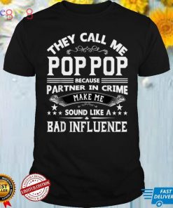 Vintage They Call Me Pop Pop Funny Pop Pop Dad Tee T Shirt