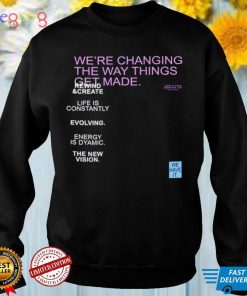 Were changing the way things get made shirt