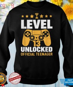 Birthday Gamer Shirt Level 13 Unlocked Video Game Lovers T Shirt