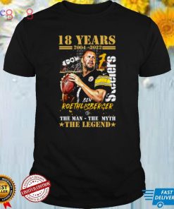18 Years 2004 2022 Ben Roethlisberger Memories Shirt
