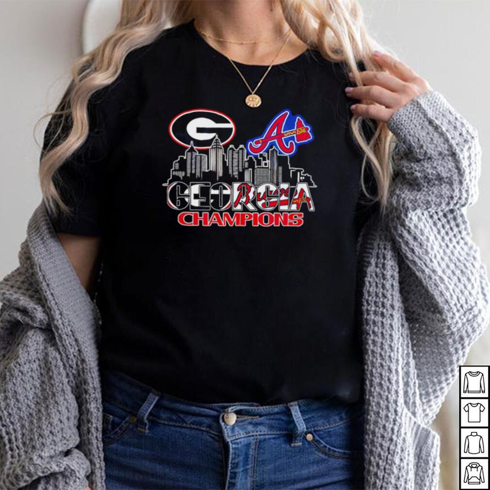 2022 Champions UGA Bulldogs Braves NCAA Georgia Bulldogs shirt