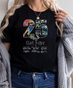 25 years of 1997 2022 Harry Potter character signatures shirt