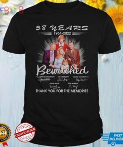 58 years 1964 2022 Bewitched thank you for the memories shirts