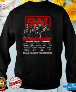 911 4th anniversary 2018 2022 thank you for the memories signatures shirt