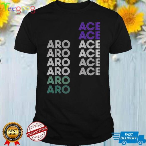 Aceoftrades retro aroace pride rain daniels aroace shirt