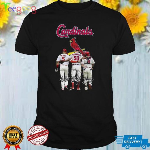 Albert Pujols, Yadier Molina, Adam Wainwright St Louis Cardinals T Shirt