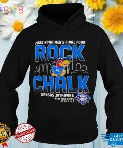 Champion Kansas Jayhawks Black 2022 Final Four Rock Chalk shirt