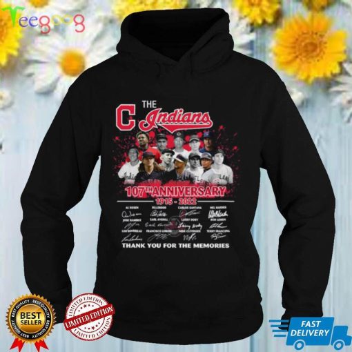 Cleveland Indians 107th Anniversary 1915 2022 t shirt