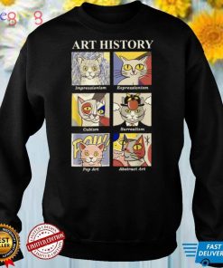 Cute Artistic Cat Cat Art History Cute Cat Painting Shirt