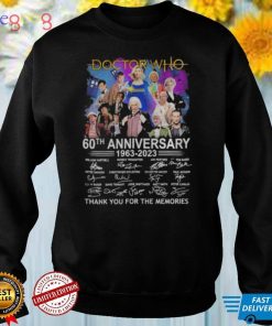 Doctor Who 60th Anniversary 1963 2023 Signatures Thank You For The Memories Shirts