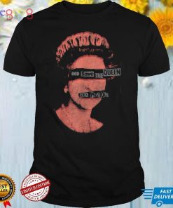 Sex Pistols Official God Save The Queen Red Stamp UWavd Shirt