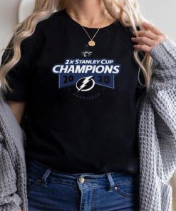 Tampa Bay Lightning 2x Stanley Cup Champions Shirt