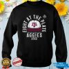 Texas A&M Aggies Men's Baseball 2022 Eight At The Plate T Shirt