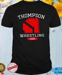 Thompson Wrestling 1985 logo T shirt