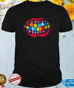 Trap Smile teeth colorful shirt
