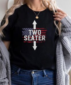 Two Seater Retro Arrow American Flags Shirt
