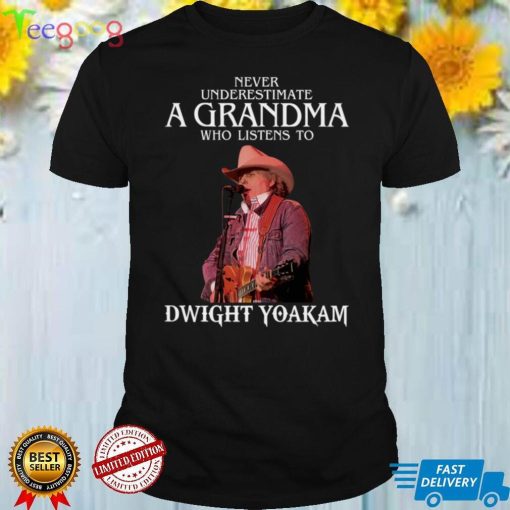 Vintage Never Underestimate A Woman Who Listens to Dwight Yoakam Essential T Shirt